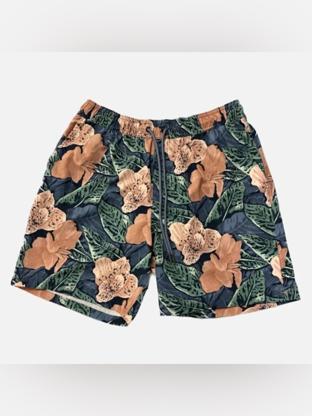 Goodfellow & Co Men's Tropical Floral Swim Trunks Shorts Size M
